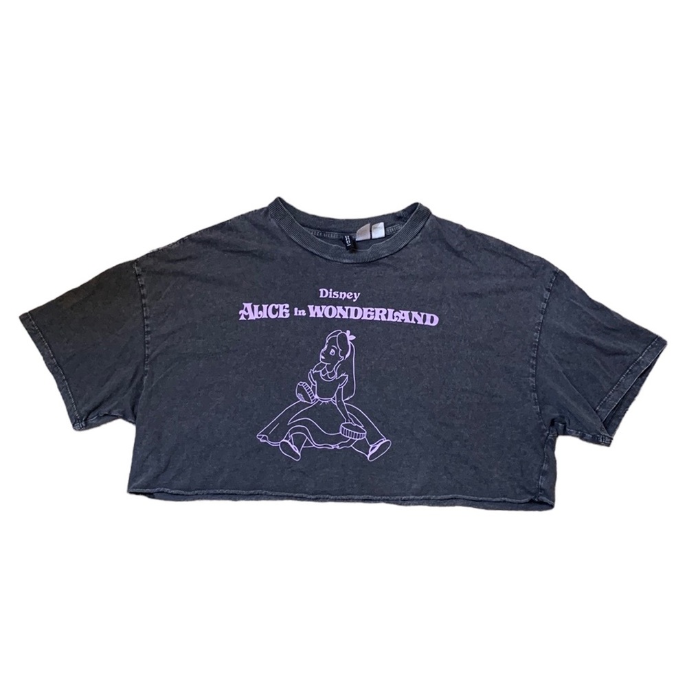 🎉 DISNEY Alice in Wonderland Crop Top, size L